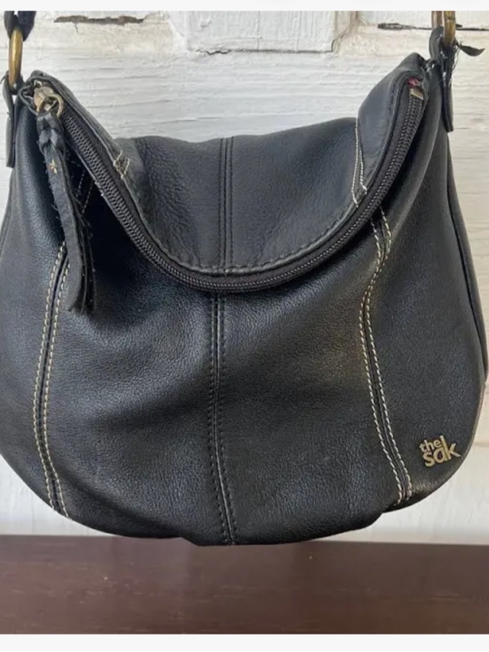 The Sak - Deena crossbody Black pebble Leather